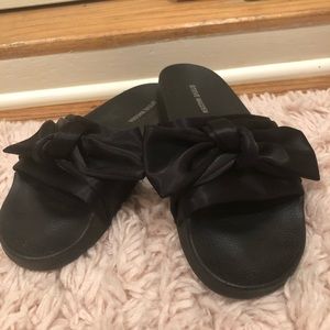 Steve Madden Bow Slides